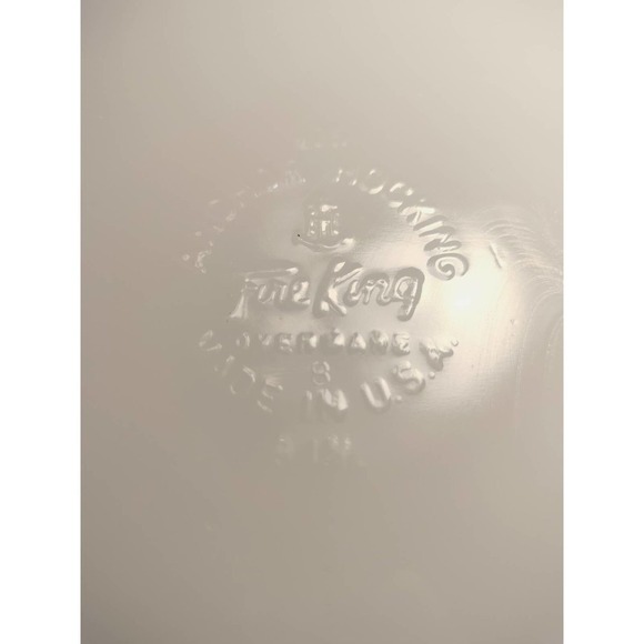 Fire King by Anchor Hocking Meadow Green vintage casserole milk glass #435 - Picture 6 of 9